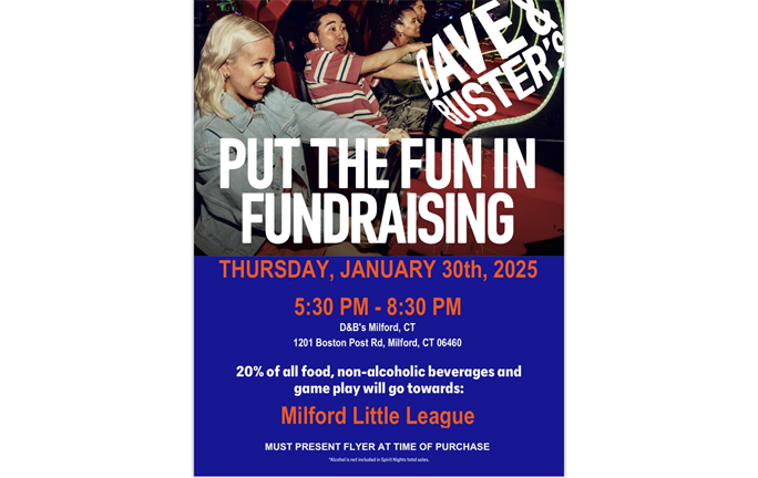 MLL Spirit Night with Dave and Busters Milford