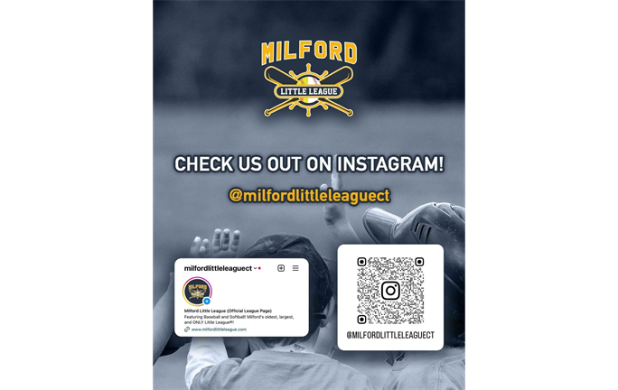 Milford Little League is now on Instagram