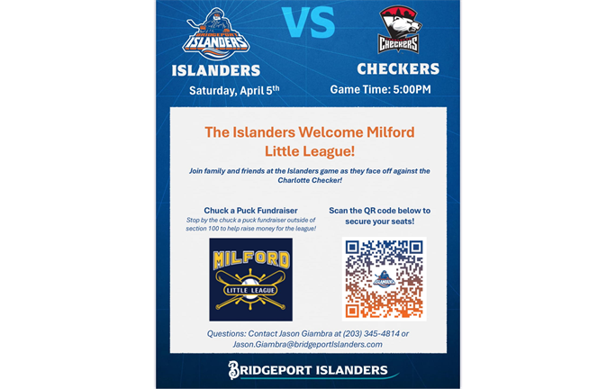 Milford Little League Spirit Night at Bridgeport Islanders